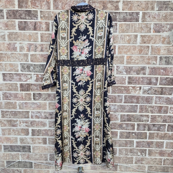 Pierre Louis Mascia Silk Maxi Dress Size M - Picture 2 of 5
